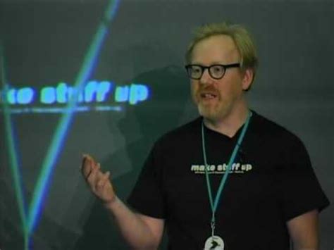 Mythbuster's Adam Savage explaining how major credit 